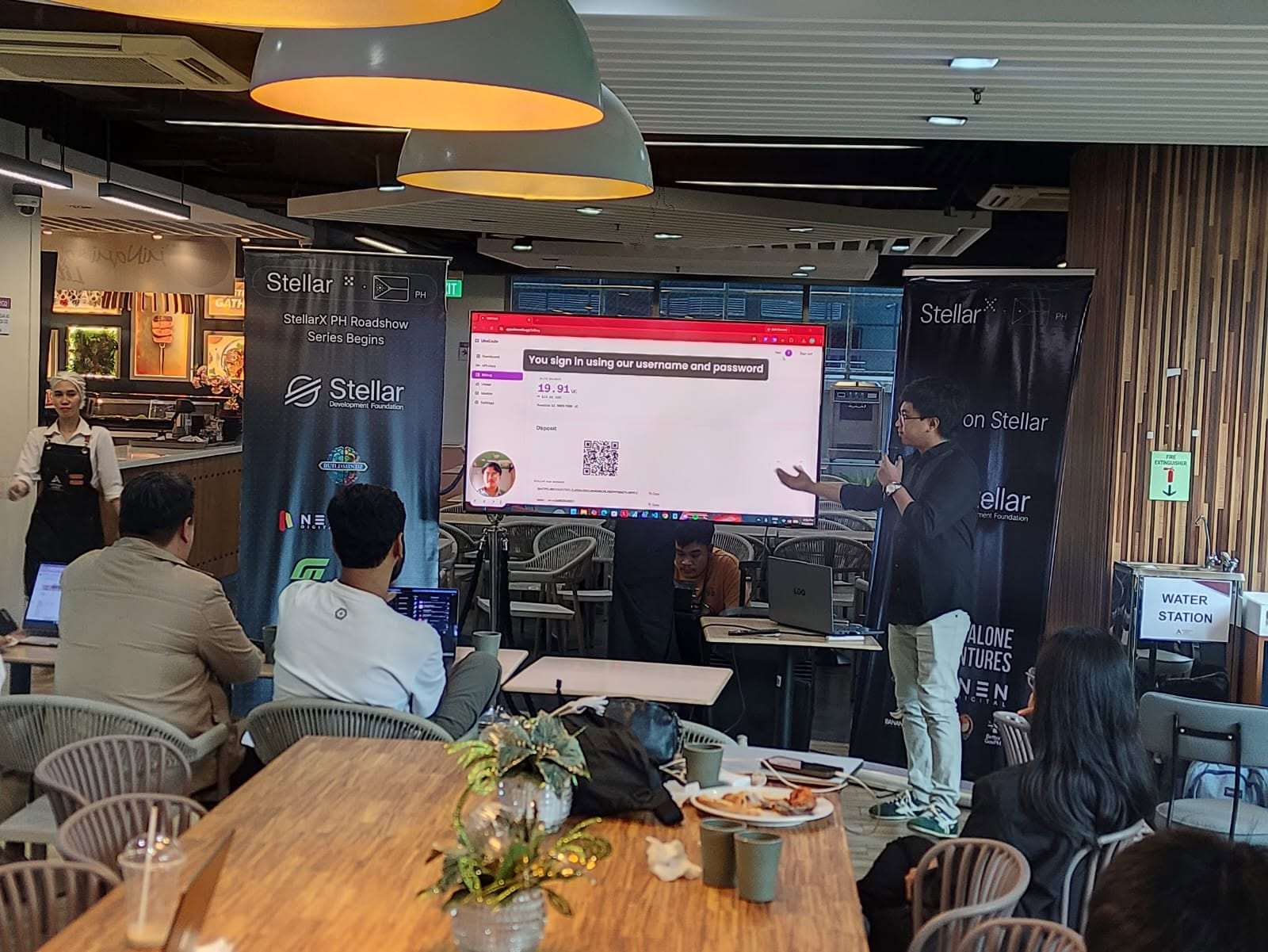 UbeCode demo at the StellarX Demo Day